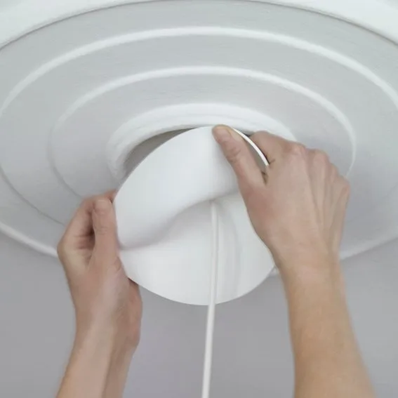 Rosace CableCup, noir CableCup