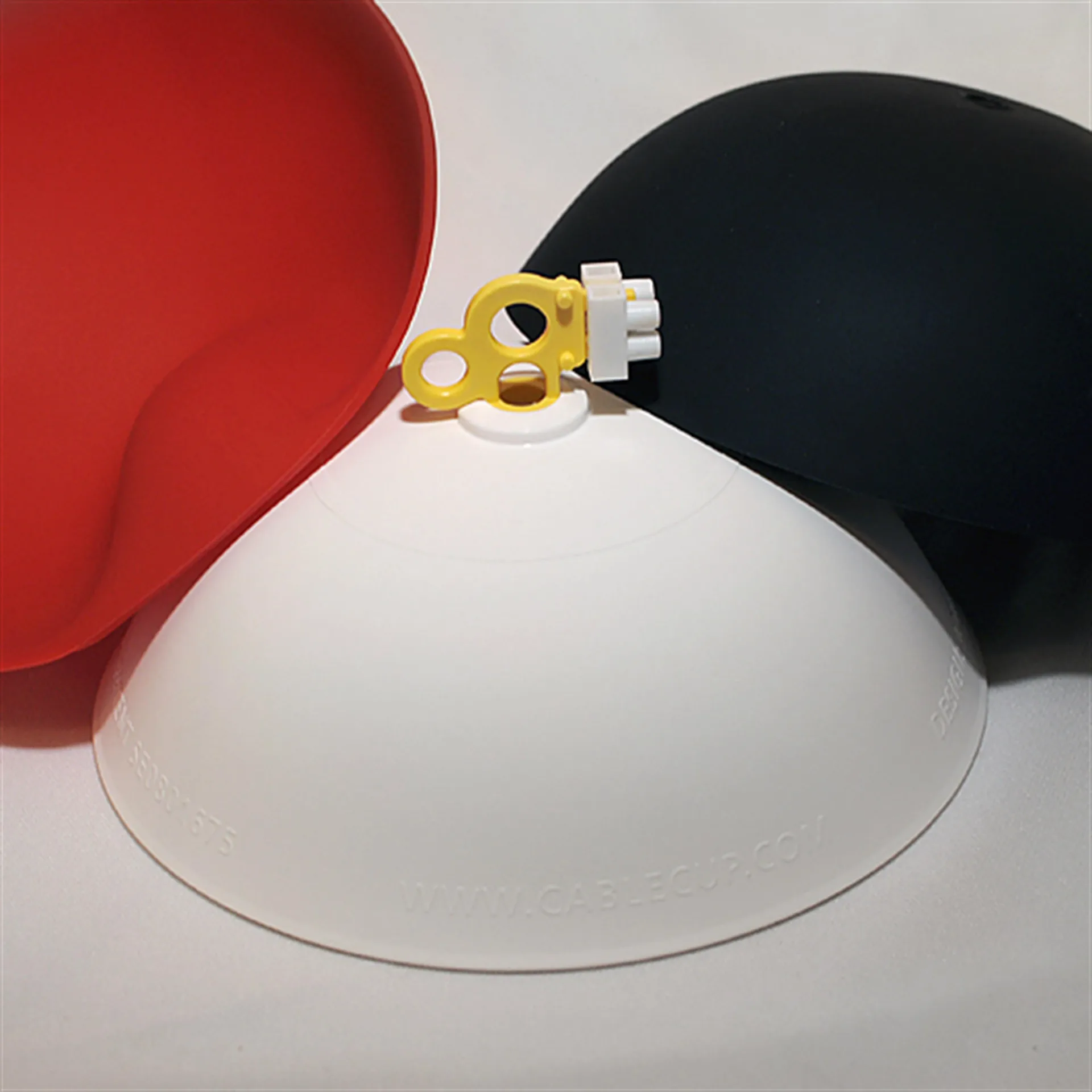 Rosace CableCup, noir CableCup