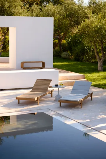 Bain de soleil Vista - Teck - Cane-line