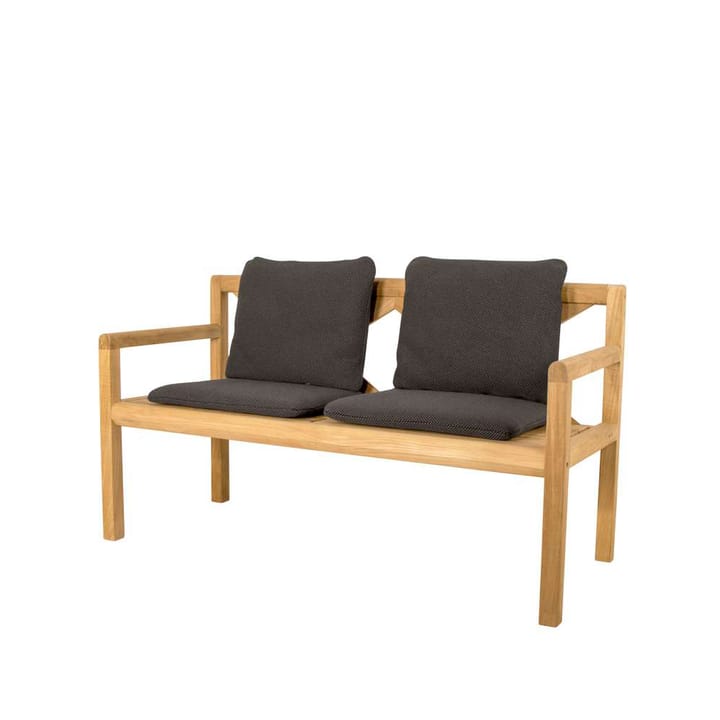 Banc Grace 2 places - Dark grey, teak - Cane-line