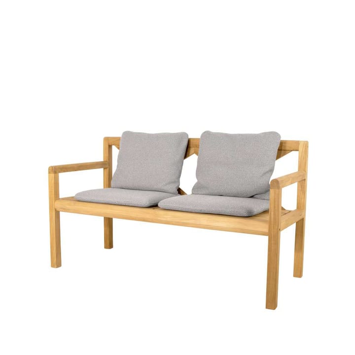 Banc Grace 2 places - Light grey, teak - Cane-line