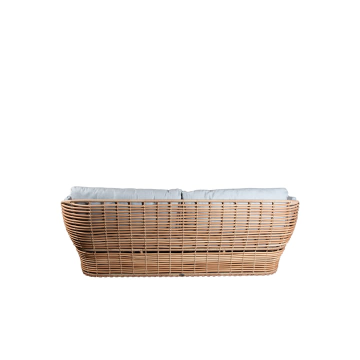 Canapé Basket 2 places - Natural, coussins taupe - Cane-line