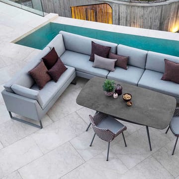 Canapé modulaire Flex - Grey, simple, incl. coussins - Cane-line