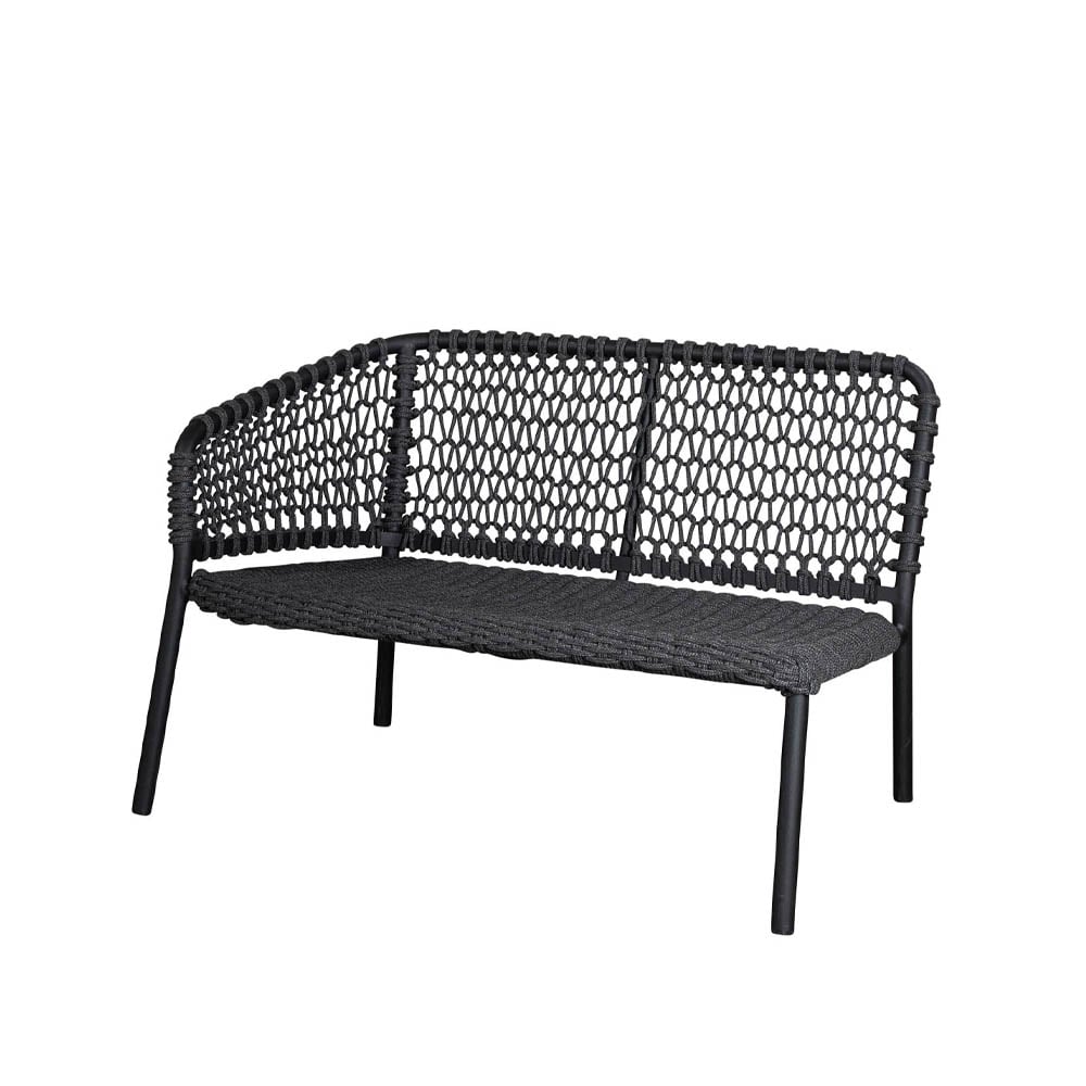 Cane-line Canapé modulaire Ocean Dark grey, droite | Design Scandinave | Gris