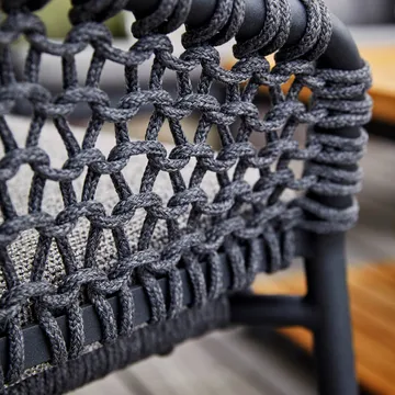 Canapé modulaire Ocean - Dark grey, gauche - Cane-line