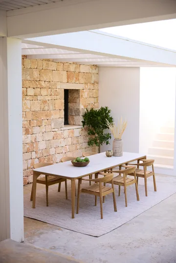 Chaise avec accoudoirs Majestic - Teck - Cane-line