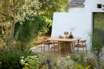 Chaise avec accoudoirs Majestic - Teck - Cane-line