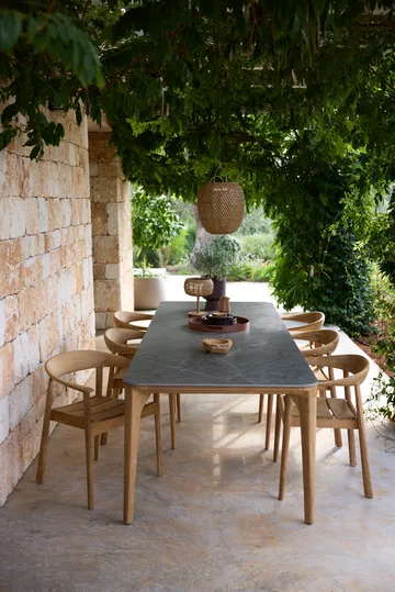 Chaise avec accoudoirs Majestic - Teck - Cane-line