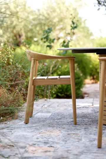 Chaise avec accoudoirs Majestic - Teck - Cane-line