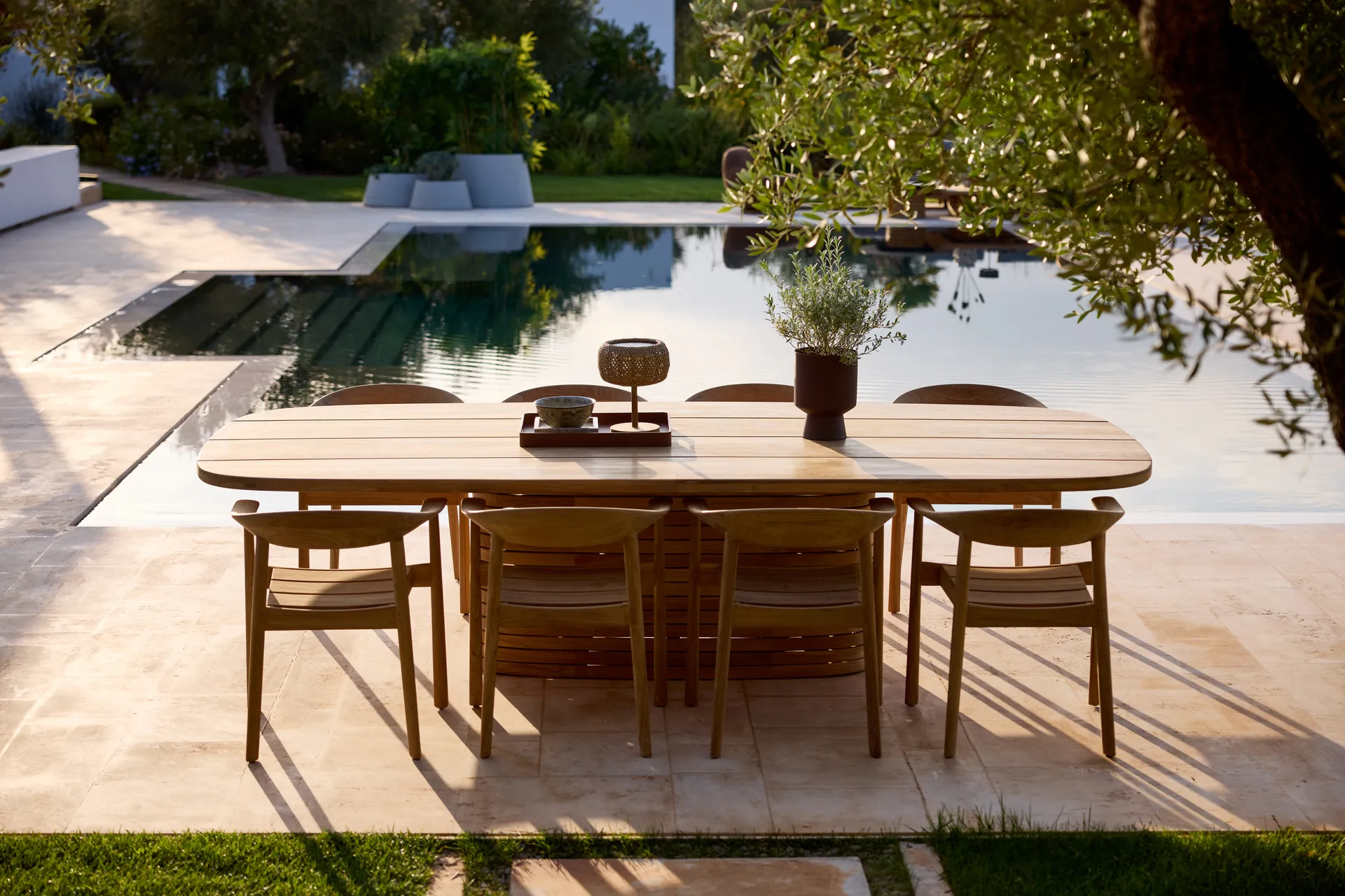 Chaise avec accoudoirs Majestic, Teck Cane-line