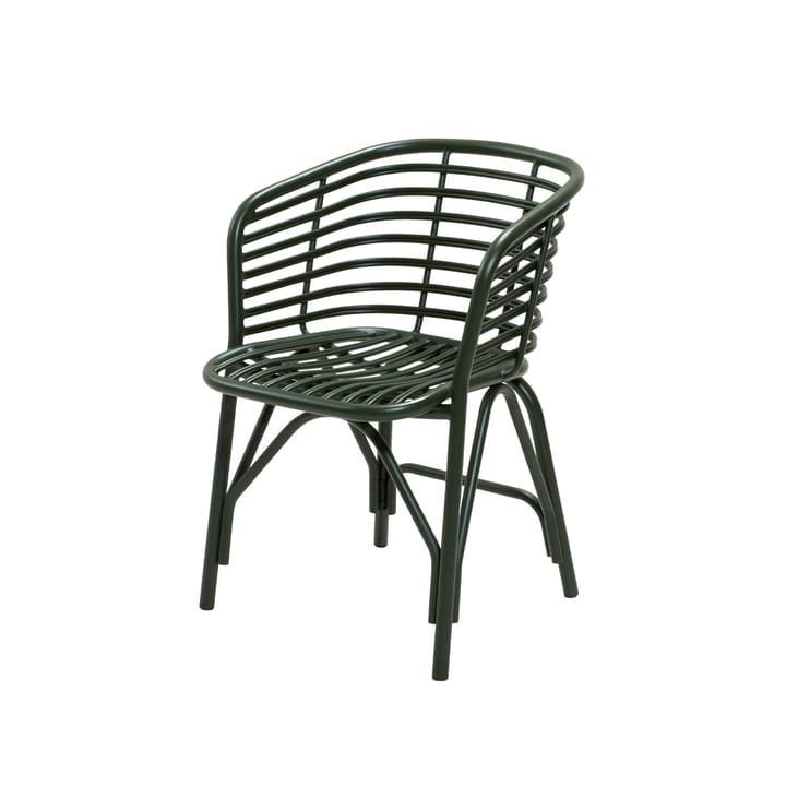 Chaise Blend avec accoudoirs - Dark green - Cane-line