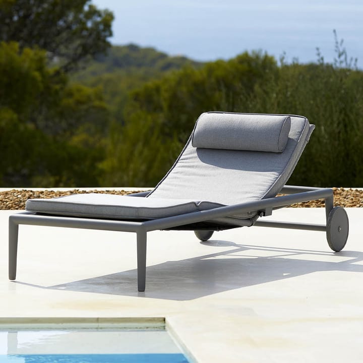 Chaise longue Conic, Light grey Cane-line