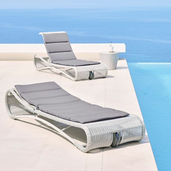 Chaise longue Escape, Black Cane-line