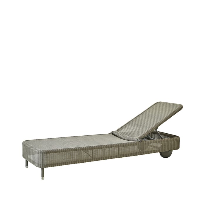 Chaise longue Presley weave - Taupe - Cane-line