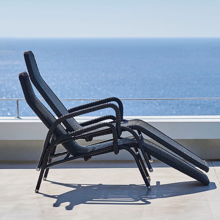 Chaise longue Sunrise, Graphite Cane-line