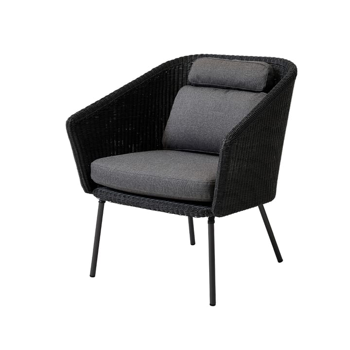 Chaise Mega, Graphic, incl. coussins gris Cane-line