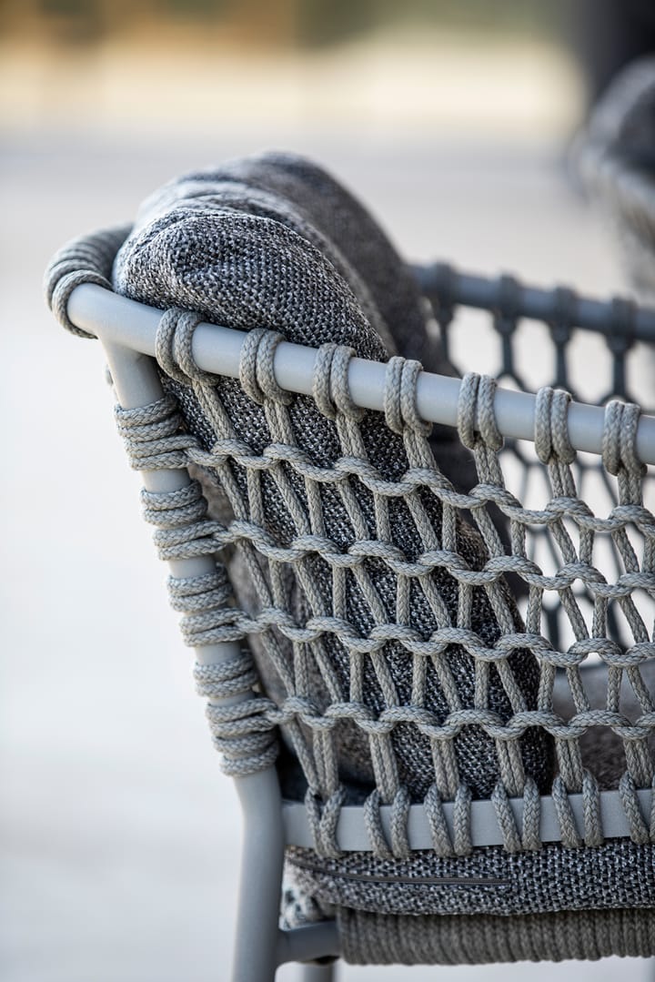 Chaise Ocean soft rope avec accoudoirs, Sand Cane-line