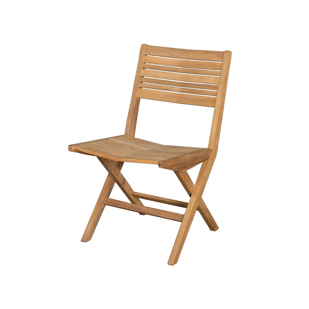 Chaise pliante Flip, Teck Cane-line