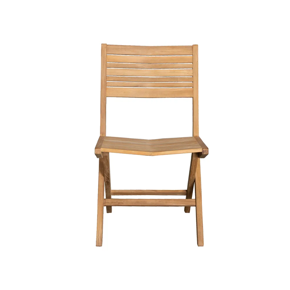 Chaise pliante Flip, Teck Cane-line