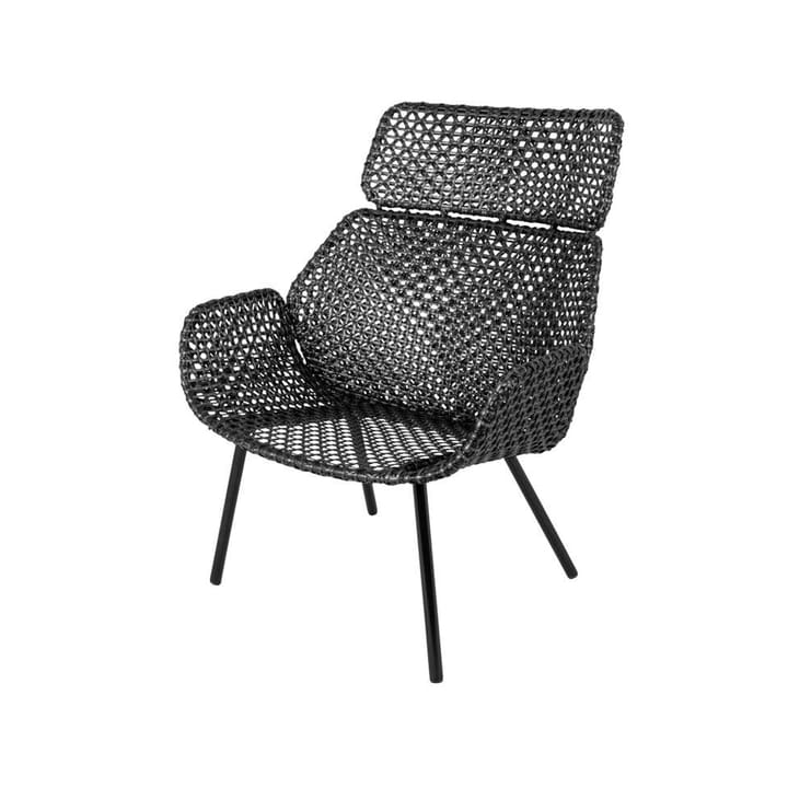 Chaise Vibe Highback - Black - Cane-line