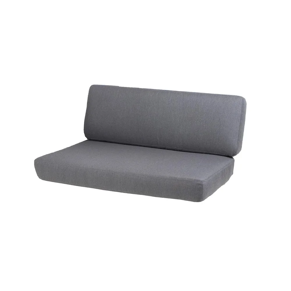 Coussin pour canapé Savannah, Cane-Line Natté gris, simple Cane-line