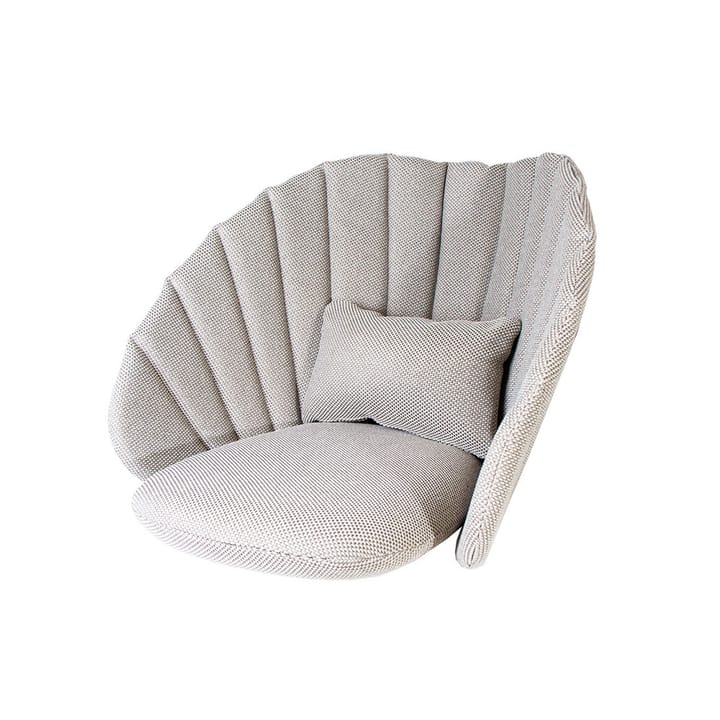 Coussin pour fauteuil lounge Peacock - Cane-Line focus light grey - Cane-line