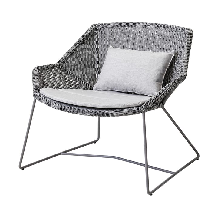 Coussins Breeze pour fauteuil lounge - Cane-line Natté light grey - Cane-line