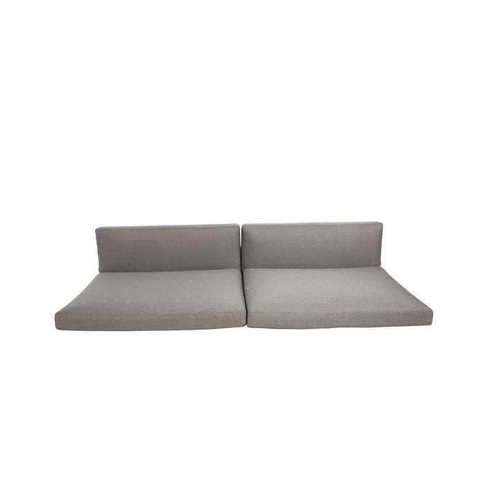 Coussins pour canapé Connect 3 places - Cane-line Natté taupe - Cane-line