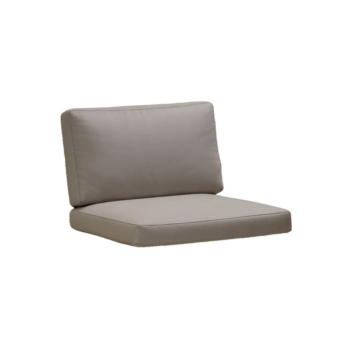 Ensemble de coussins Connect pour fauteuil lounge / module simple - Cane-line Natté taupe - Cane-line
