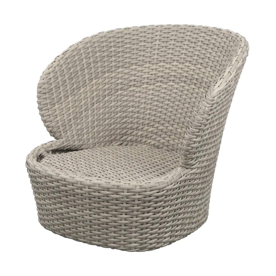 Fauteuil lounge Coast swivel, Sand (Flat Weave) Cane-line