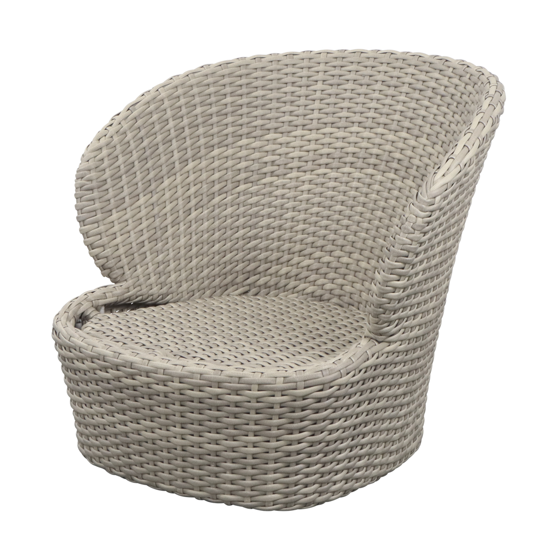 Cane-line Fauteuil lounge Coast swivel Sand (Flat Weave)