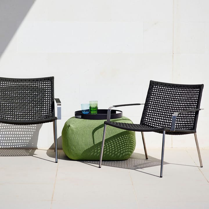 Fauteuil lounge Straw, Anthracite Cane-line