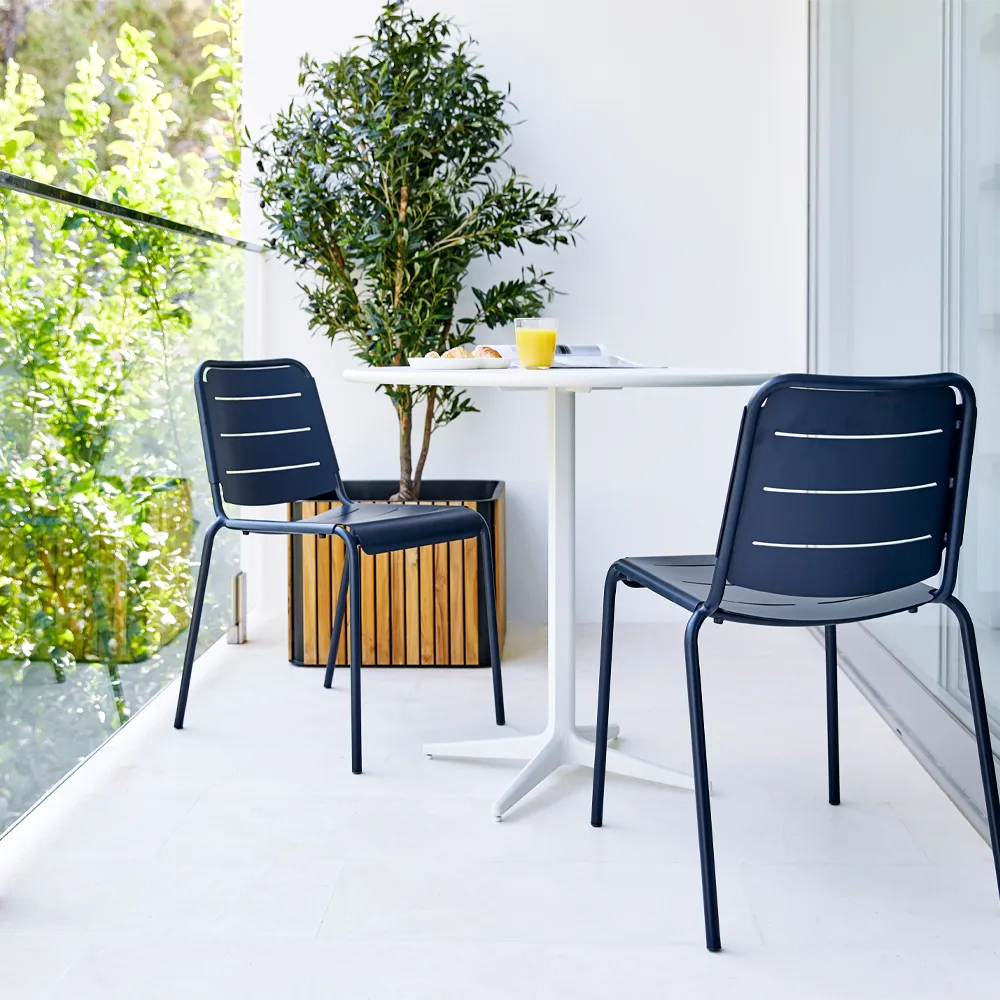 Pot Combine, Teck, Lava grey Cane-line