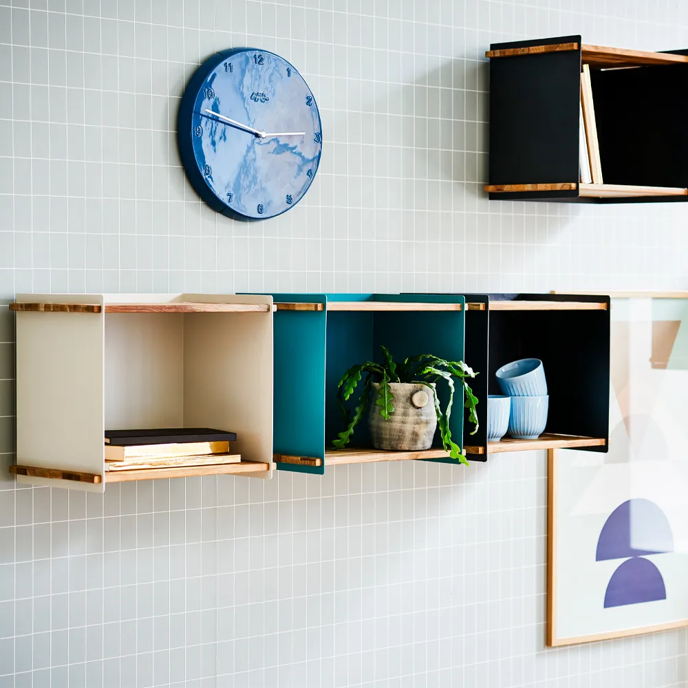 Rangement Box Wall, Aqua, teak Cane-line