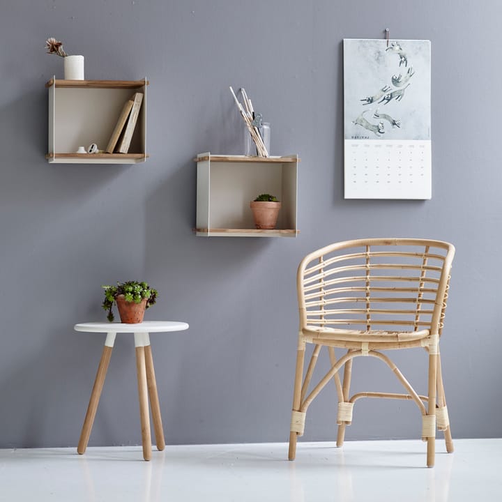 Rangement Box, White, teak Cane-line