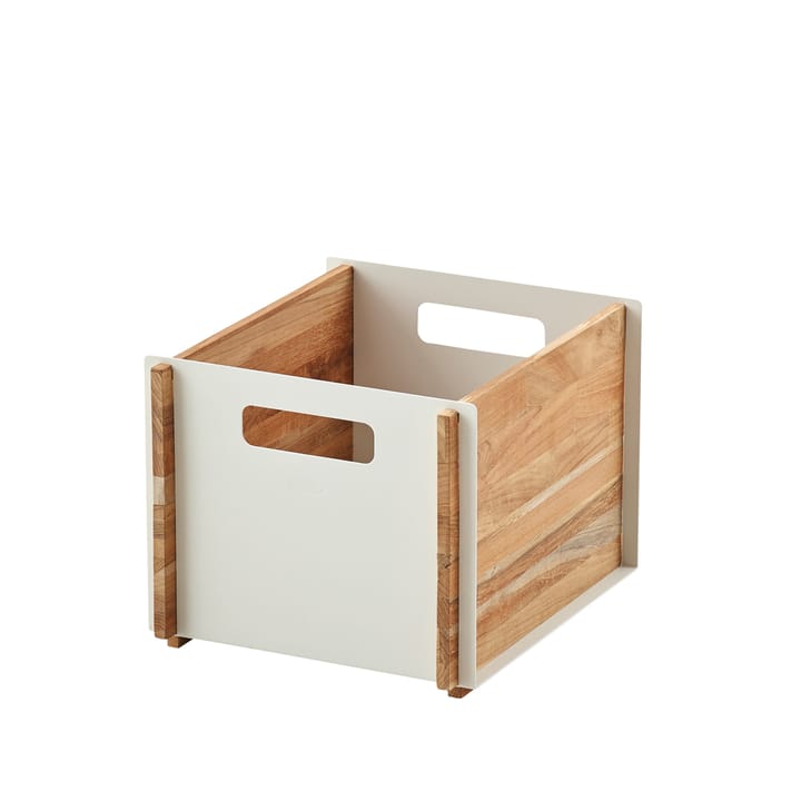 Rangement Box - White, teak - Cane-line