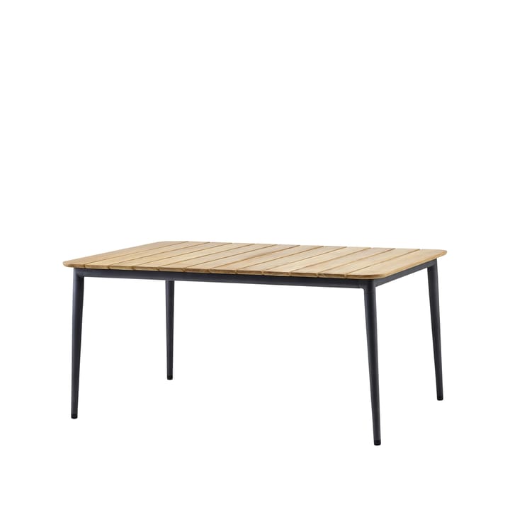 Table à manger Core teak 160x100x74 cm - Pied Lava grey - Cane-line