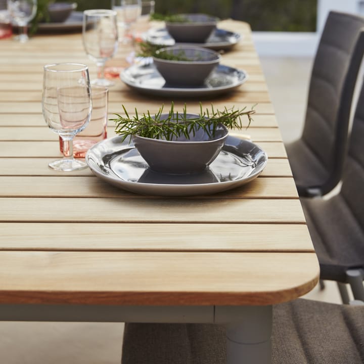 Table à manger Core teak 274x100x74 cm, Pied taupe Cane-line