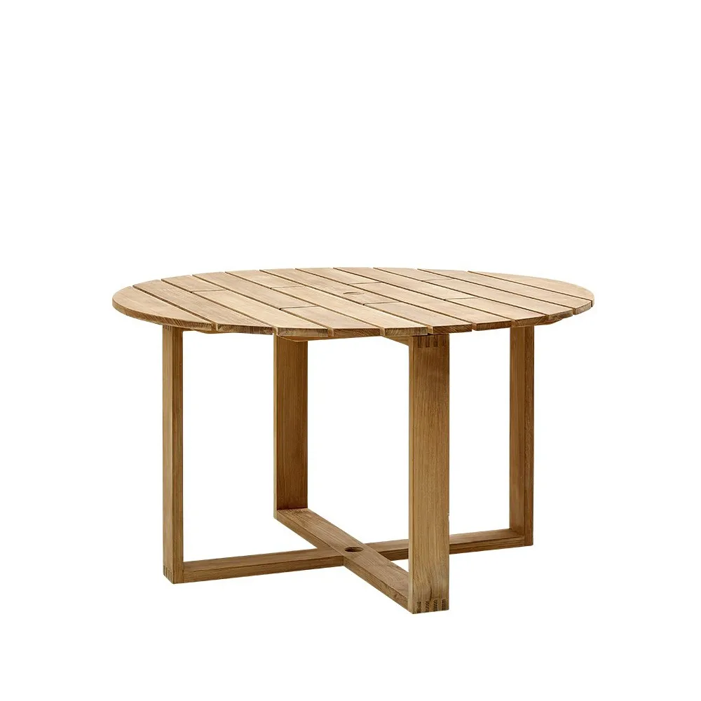 Table à manger Endless ronde teak, Ø130 cm Cane-line