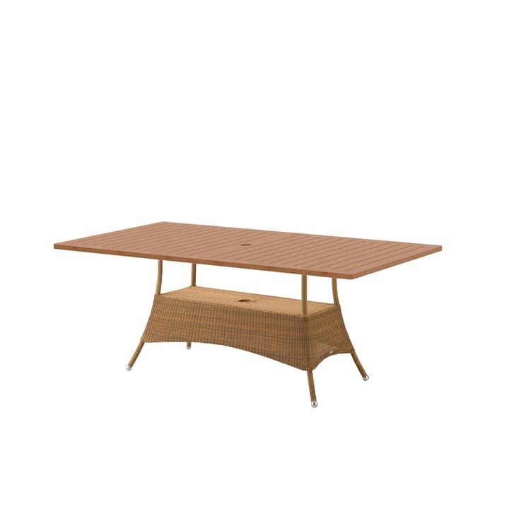 Table à manger Lansing 100x180 cm - Teak-weave nature  - Cane-line