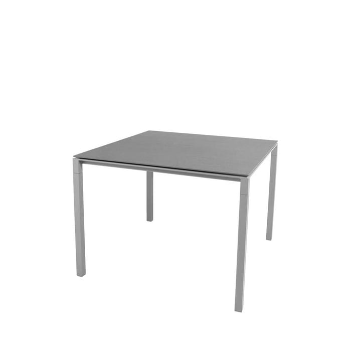Table à manger Pure - Basalt grey-Light grey 100x100 cm - Cane-line