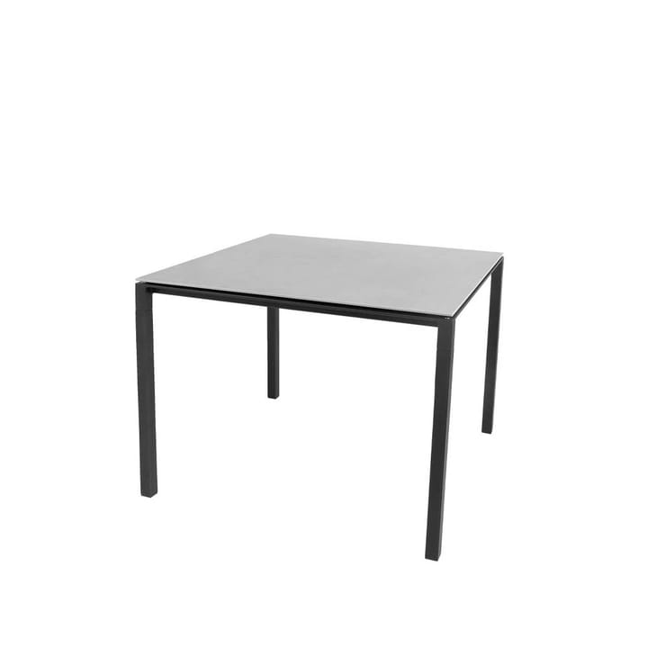 Table à manger Pure - Concrete grey-lava grey 100x100 cm - Cane-line