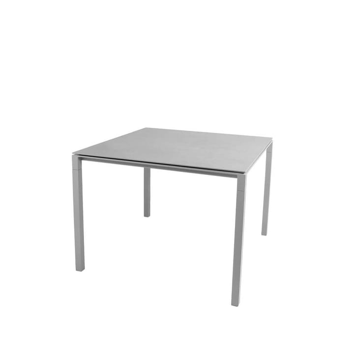 Table à manger Pure - Concrete grey - Light grey 100x100 cm - Cane-line