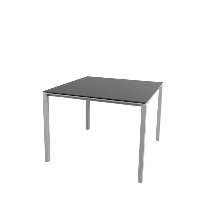 Table à manger Pure - Nero-Light grey 100x100 cm - Cane-line