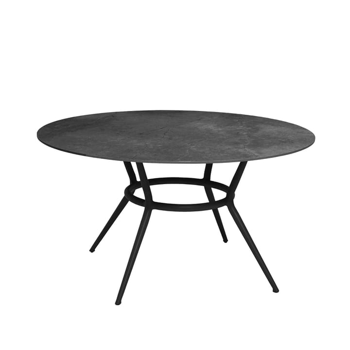 Table à manger ronde Joy - Fossil black-lave grise Ø144 cm - Cane-line