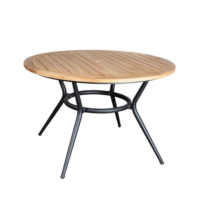 Table à manger ronde Joy - Teck-Lava grey Ø120 cm - Cane-line