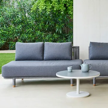 Table basse Go - White, Ø110 cm - Cane-line