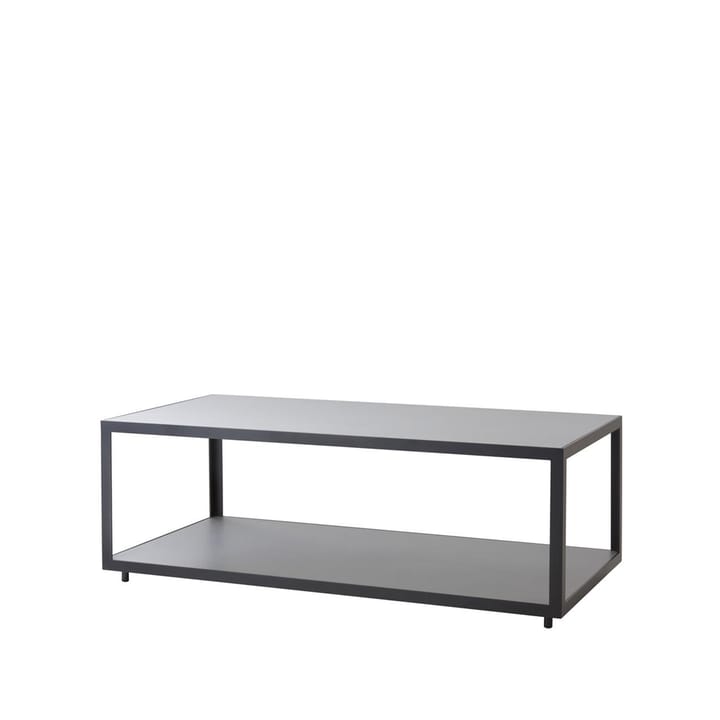 Table basse Level céramique 62x122 cm - Light grey-lava grey - Cane-line