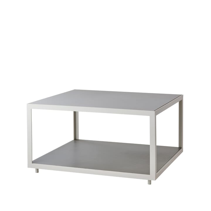 Table basse Level céramique 79x79 cm - Light grey-White - Cane-line