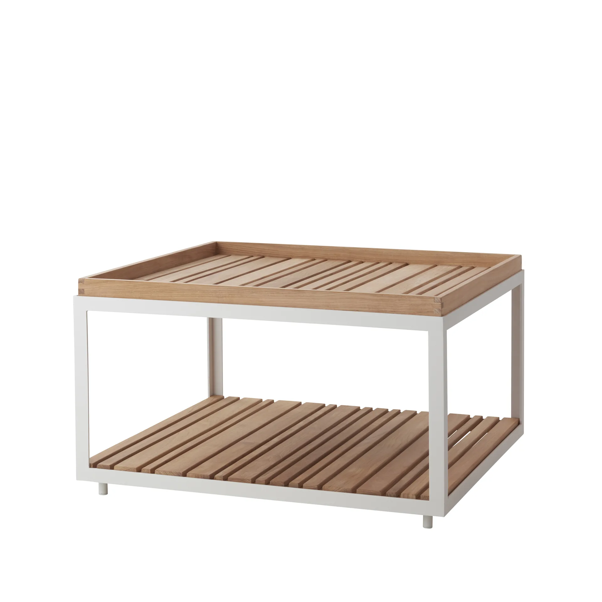 Table basse Level teak 79x79 cm, White Cane-line